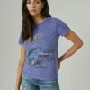 Lucky Brand Womens Chevy Van Classic Crew