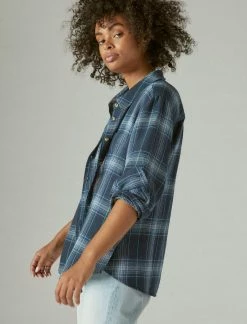 Lucky Brand Womens The Plaid Boyfriend Button-Down Shirt -Cheap Lucky Brand Store 01e4c6ee93be4c43a68d2d88857c85c5 1080x
