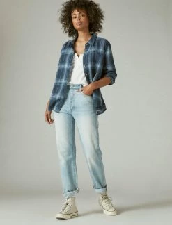 Lucky Brand Womens The Plaid Boyfriend Button-Down Shirt -Cheap Lucky Brand Store 024d9cd38c1447e4a2d8e8919e8eb947 1080x