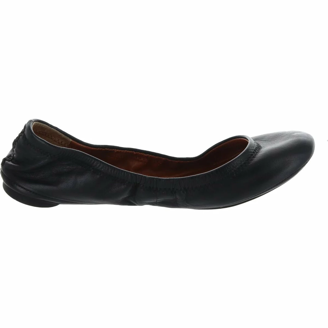Lucky Brand Emmie Womens Leather Round-Toe Ballet Flats 2 Lucky Brand Emmie Womens Leather Round-Toe Ballet Flats - Image 2