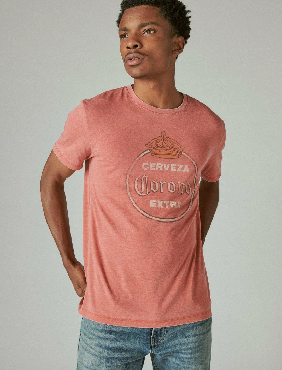 Lucky Brand Mens Corona Extra Graphic Tee 1 Lucky Brand Mens Corona Extra Graphic Tee