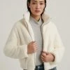 Lucky Brand Womens Faux Fur Jacket