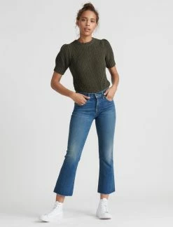 Lucky Brand Womens Mid Rise Ava Crop Mini Boot