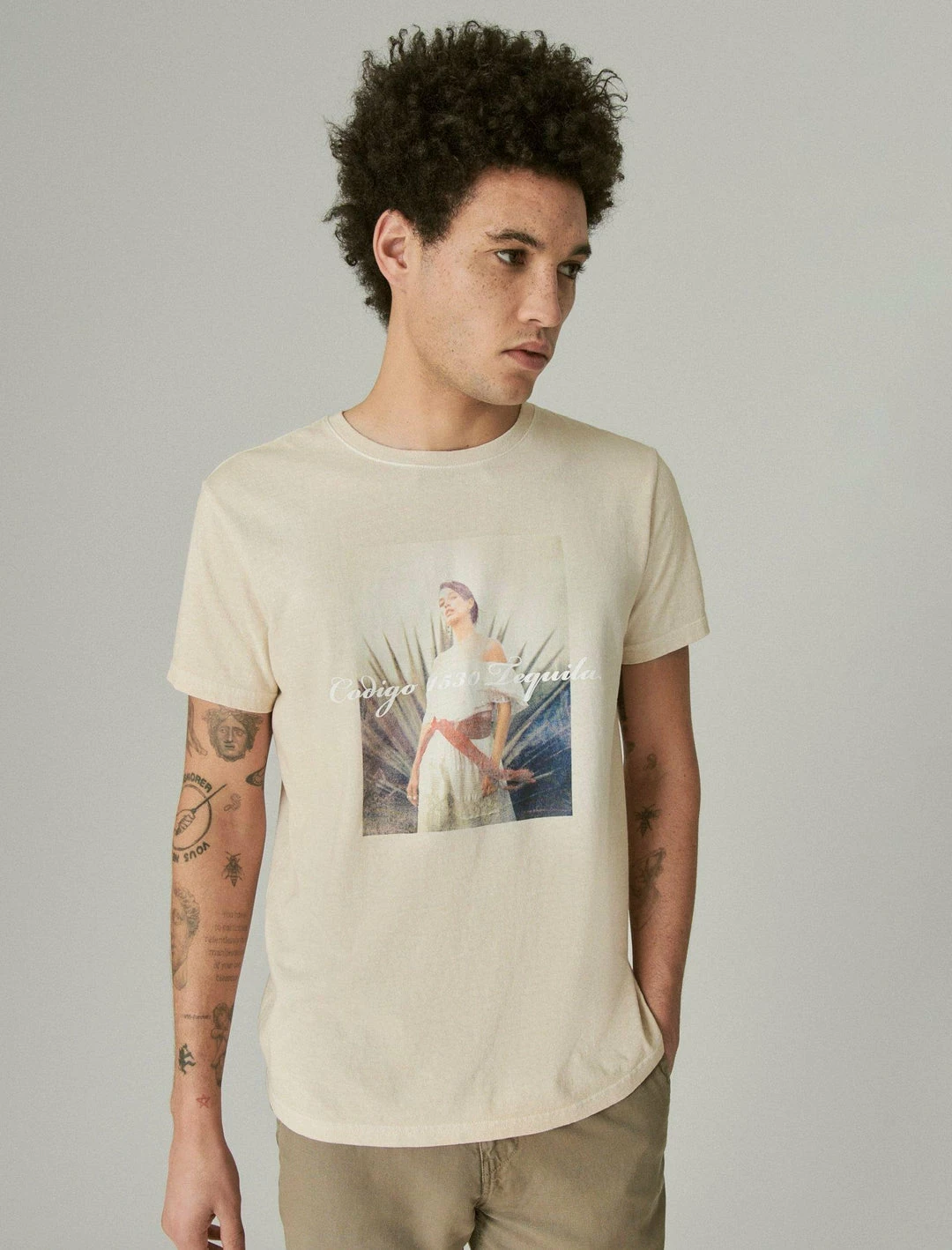 Lucky Brand Mens Codigo 1530 X Lucky Brand Tequila Girl Graphic Tee 1 Lucky Brand Mens Codigo 1530 X Lucky Brand Tequila Girl Graphic Tee