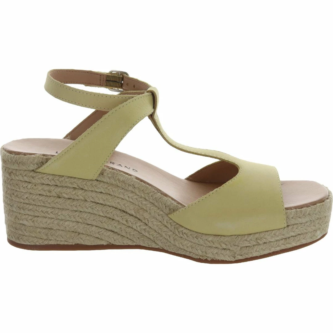 Lucky Brand Valki Womens Leather Ankle Strap Wedge Sandals 2 Lucky Brand Valki Womens Leather Ankle Strap Wedge Sandals - Image 2