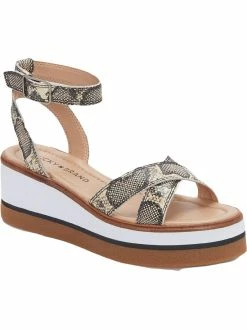 Lucky Brand Tarhi Womens Padded Insole Open Toe Wedge Sandals
