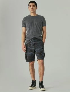Lucky Brand Mens 9" Canvas Cargo Short
