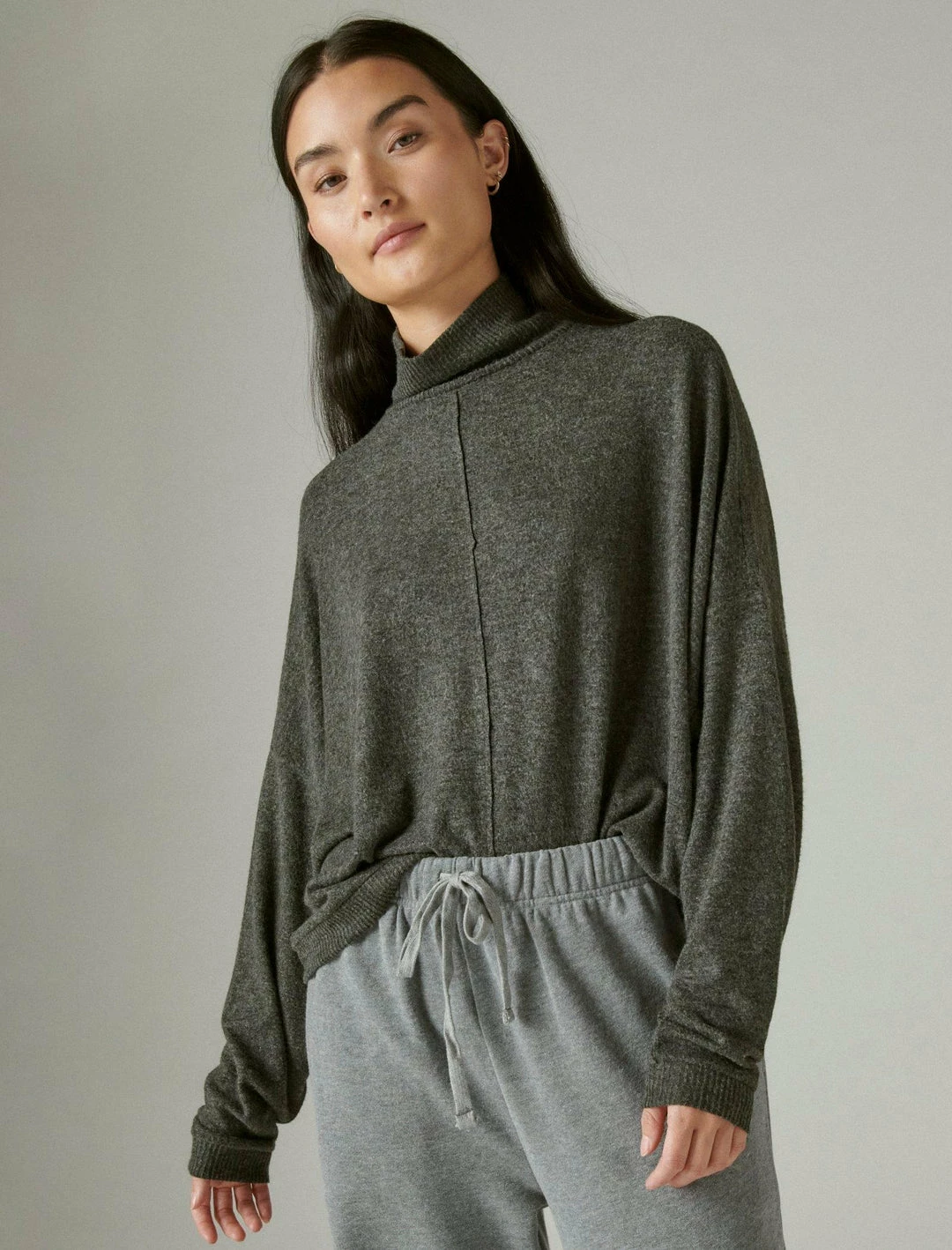 Lucky Brand Womens Cloud Jersey Long Sleeve Mock Neck 7 Lucky Brand Womens Cloud Jersey Long Sleeve Mock Neck - Image 7