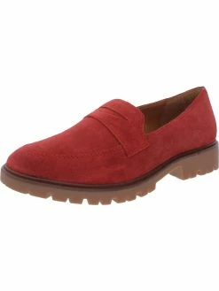 Lucky Brand Tomber Womens Suede Slip On Penny Loafers