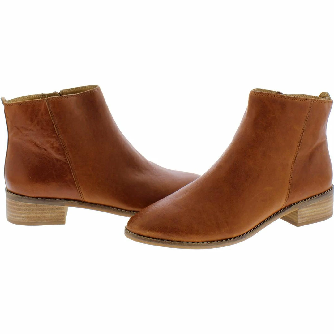 Lucky Brand Lenree Womens Leather Pointed Toe Ankle Boots 2 Lucky Brand Lenree Womens Leather Pointed Toe Ankle Boots - Image 2