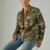 Lucky Brand Mens Classic Camo Shirt Jacket