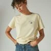 Lucky Brand Womens Lucky Classic Logo Boyfriend Tee