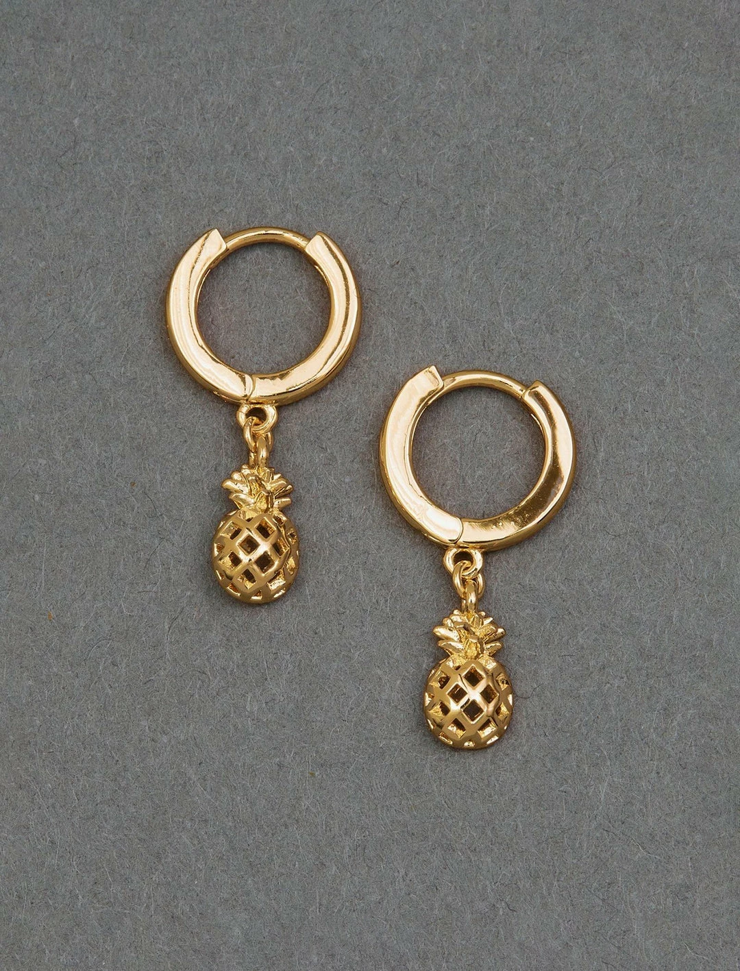 Lucky Brand 14K Gold Plated Pineapple Earring 2 Lucky Brand 14K Gold Plated Pineapple Earring - Image 2