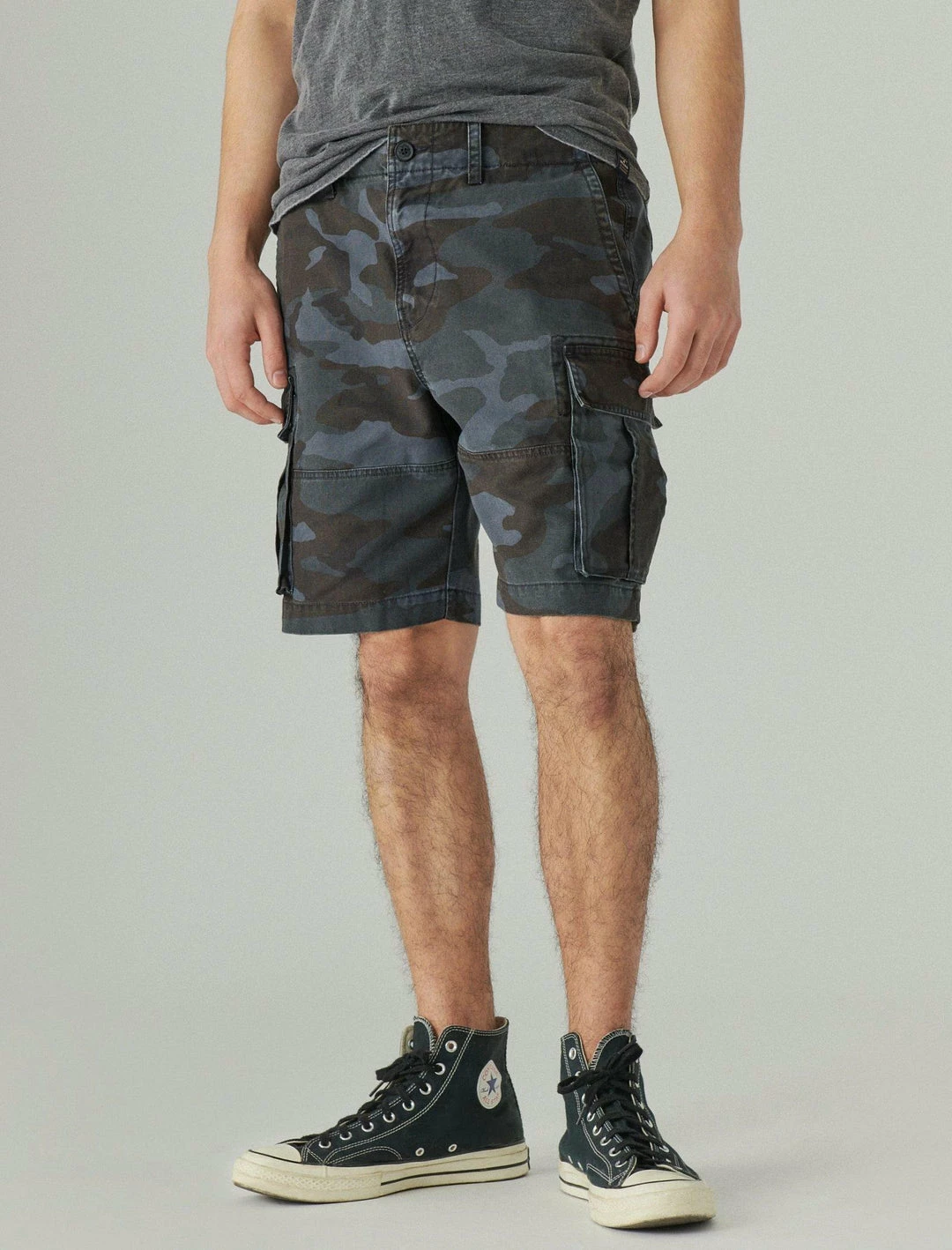 Lucky Brand Mens 9" Canvas Cargo Short 4 Lucky Brand Mens 9" Canvas Cargo Short - Image 4