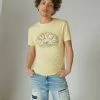 Lucky Brand Mens Lucky Records Graphic Tee