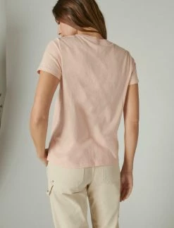 Lucky Brand Womens Embroidered Lucky Script Classic Crew Tee -Cheap Lucky Brand Store 1ff16d1b13784e889e5ef061af01368a 1080x