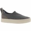 Lucky Brand Tauve Womens Knit Leather Slip-On Sneakers