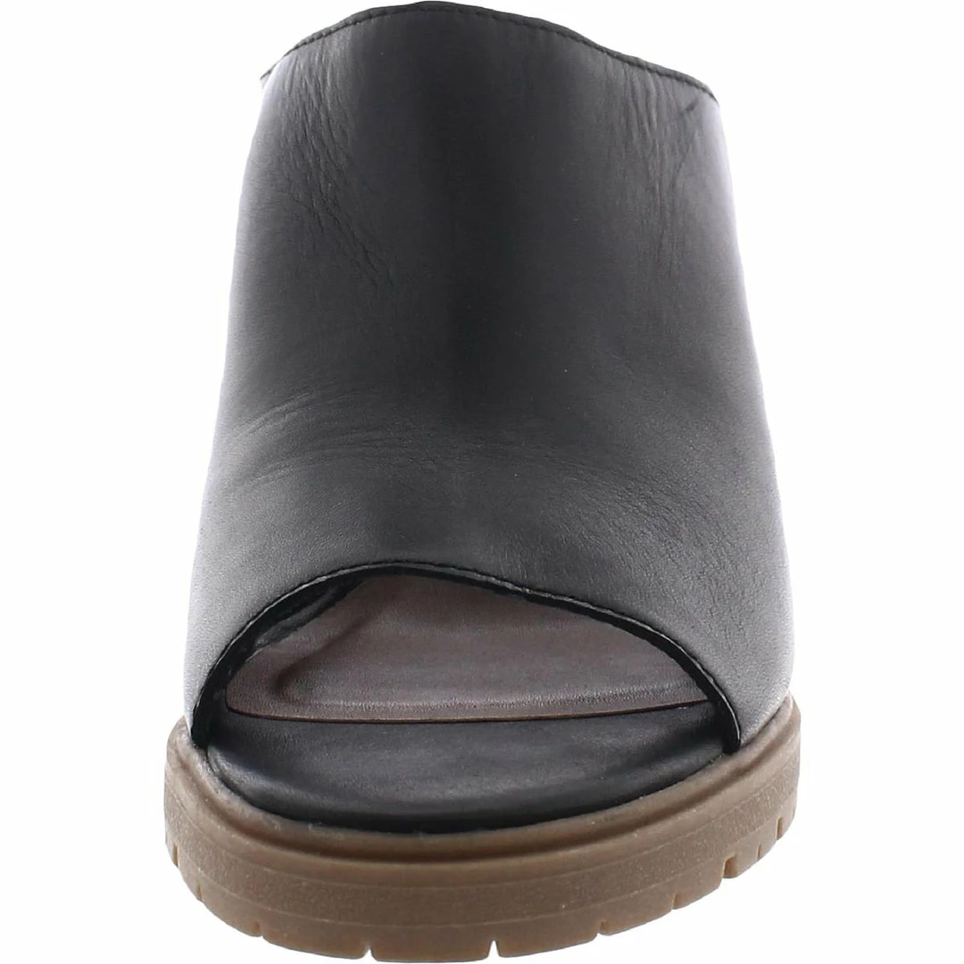 Lucky Brand Dalliey Womens Leather Backless Slide Sandals 3 Lucky Brand Dalliey Womens Leather Backless Slide Sandals - Image 3