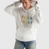 Lucky Brand Mens Pride Born Lucky Gender Neutral Hoodie