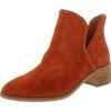 Lucky Brand Terisha Womens Suede Pointed Toe Ankle Boots