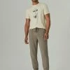 Lucky Brand Mens Venice Burnout Fleece Jogger