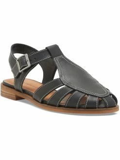 Lucky Brand Dallila Womens Leather Slingback Fisherman Sandals