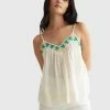Lucky Brand Womens Limited Edition Beaded Flowy Cami