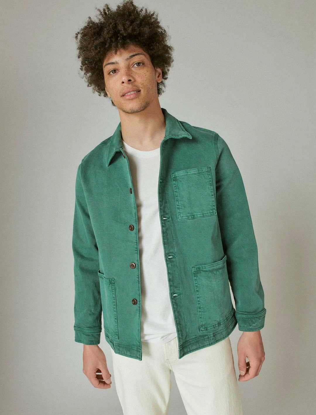 Lucky Brand Mens Garment Dye Chore Jacket 3 Lucky Brand Mens Garment Dye Chore Jacket - Image 3