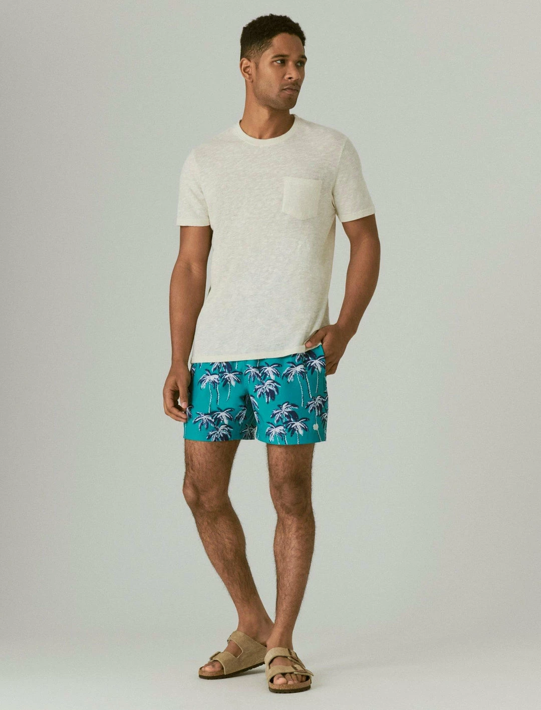 Lucky Brand Mens 6" Stretch Swim Short 6 Lucky Brand Mens 6" Stretch Swim Short - Image 6