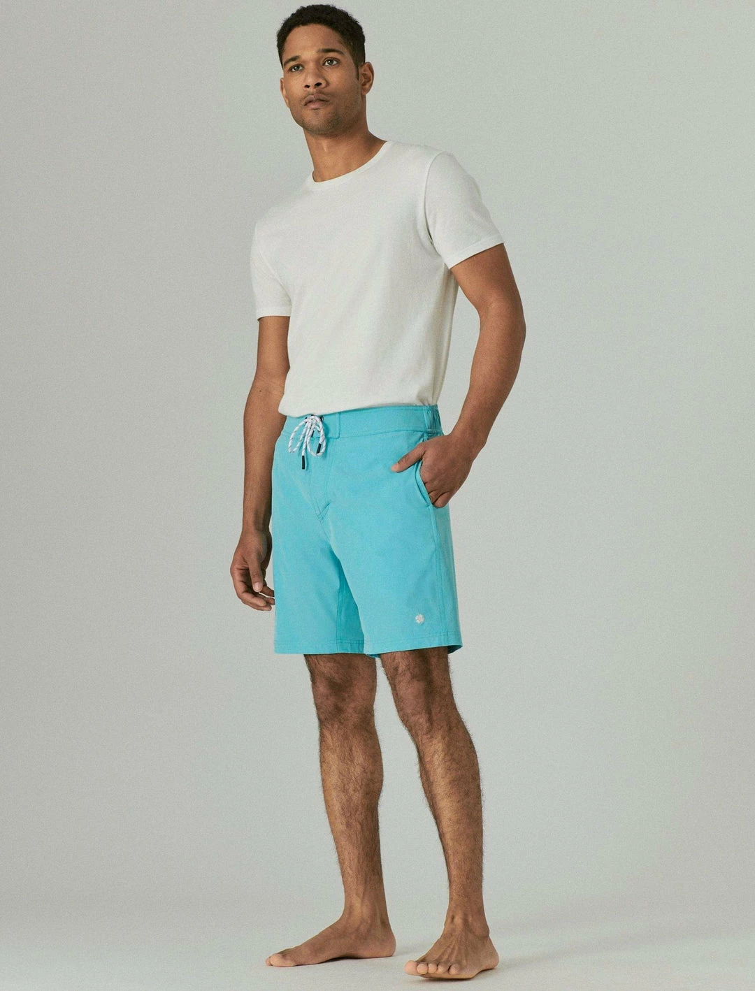 Lucky Brand Mens 8" Stretch Board Short 2 Lucky Brand Mens 8" Stretch Board Short - Image 2