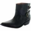 Lucky Brand Caelyn Womens Leather Block Heel Ankle Boots