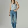 Lucky Brand Womens High Rise Curvy Skinny