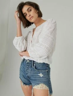 Lucky Brand Womens 3" High Rise Mom Short