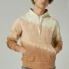 Lucky Brand Mens Sueded Terry Tie Dye Hoodie