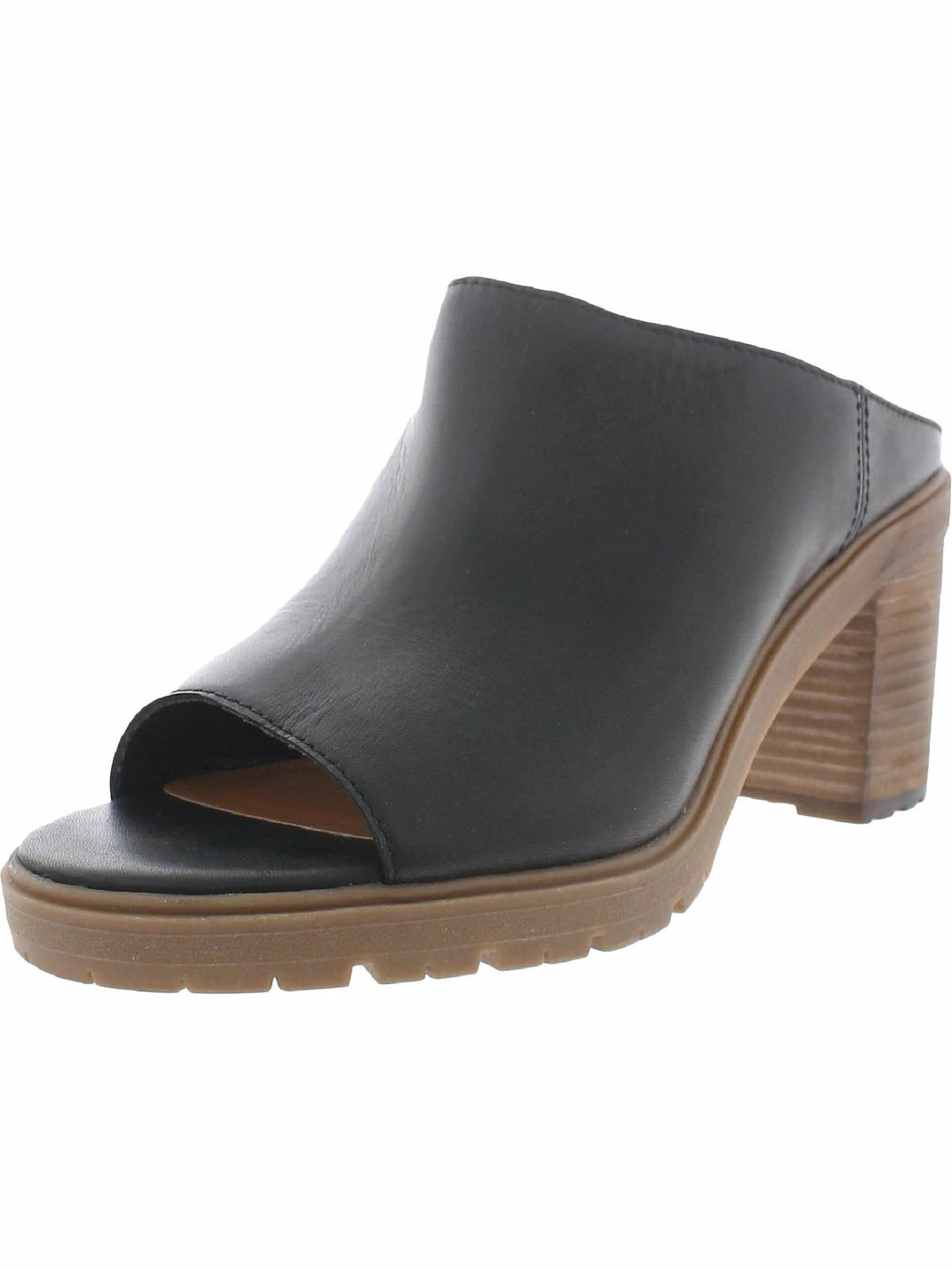 Lucky Brand Dalliey Womens Leather Backless Slide Sandals 1 Lucky Brand Dalliey Womens Leather Backless Slide Sandals