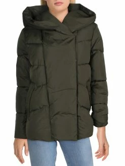 Lucky Brand Womens Winter Quilted Puffer Coat