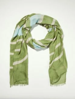Lucky Brand Stripe Tie Dye Scarf