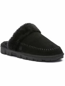 Lucky Brand Domain Womens Suede Slip On Slide Slippers