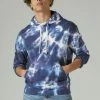 Lucky Brand Mens Sueded Terry Tie Dye Hoodie