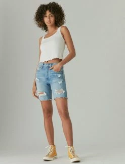 Lucky Brand Womens 7" High Rise 90S Loose Short