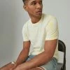 Lucky Brand Mens Tie Dye Logo Graphic Tee