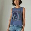 Lucky Brand Womens Jimi Hendrix Muscle Tank
