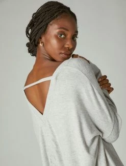 Lucky Brand Womens Cloud Jersey Deep V Ruched Top -Cheap Lucky Brand Store 490bc50733084e45b4466c1bb635c293 1080x