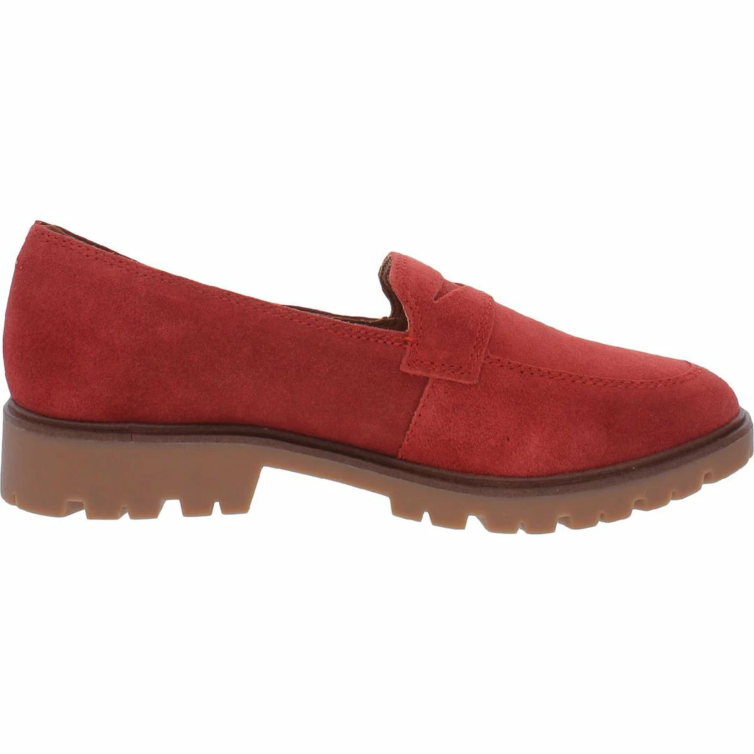 Lucky Brand Tomber Womens Suede Slip On Penny Loafers 2 Lucky Brand Tomber Womens Suede Slip On Penny Loafers - Image 2