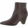 Lucky Brand Munise Womens Leather Pointed Toe Booties
