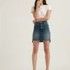 Lucky Brand Womens Mid Rise Mini Skirt