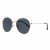 Lucky Brand Buttefly Sunglasses HARLAN Gold 54mm