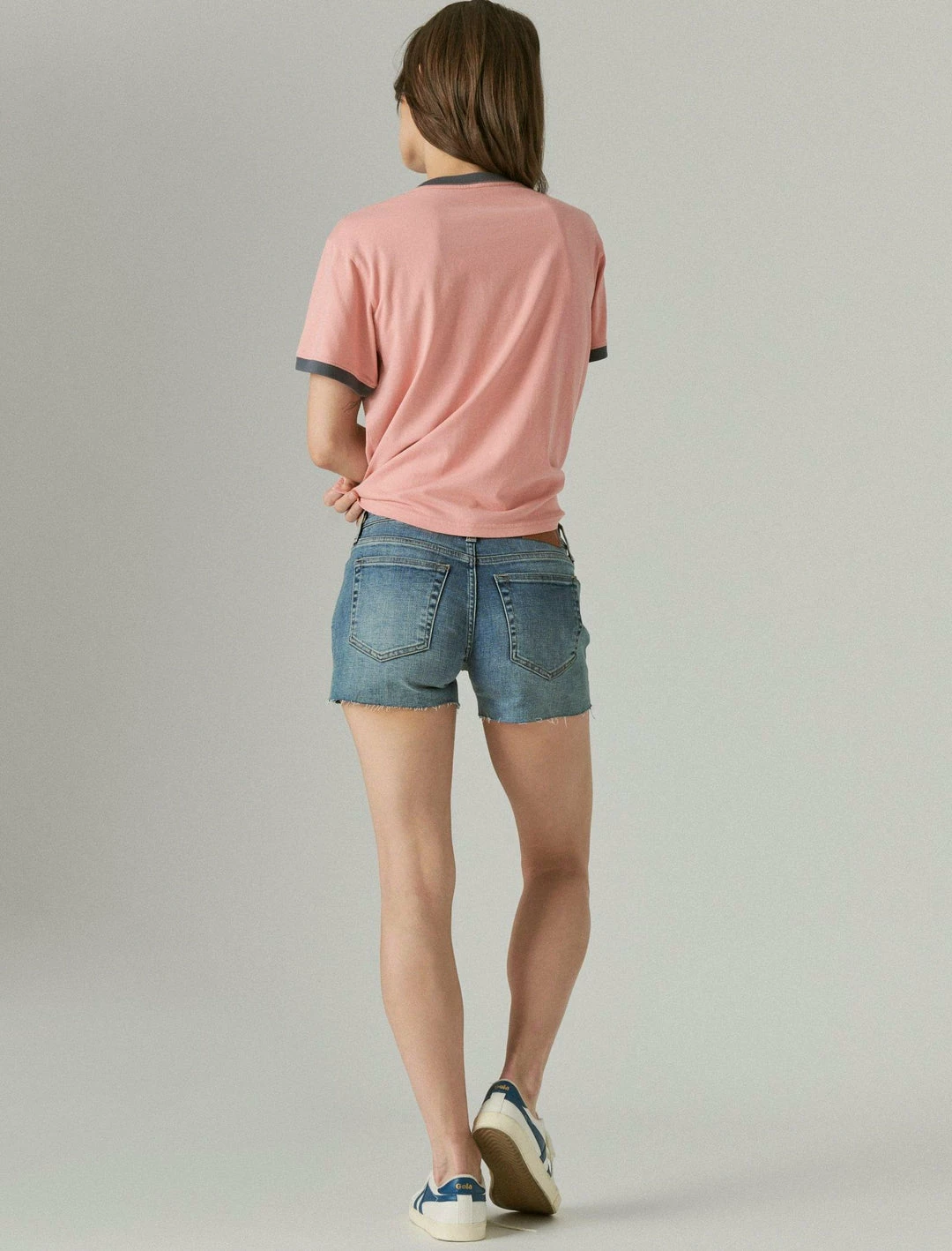 Lucky Brand Womens 3 1/2" Mid Rise Ava Short 4 Lucky Brand Womens 3 1/2" Mid Rise Ava Short - Image 4