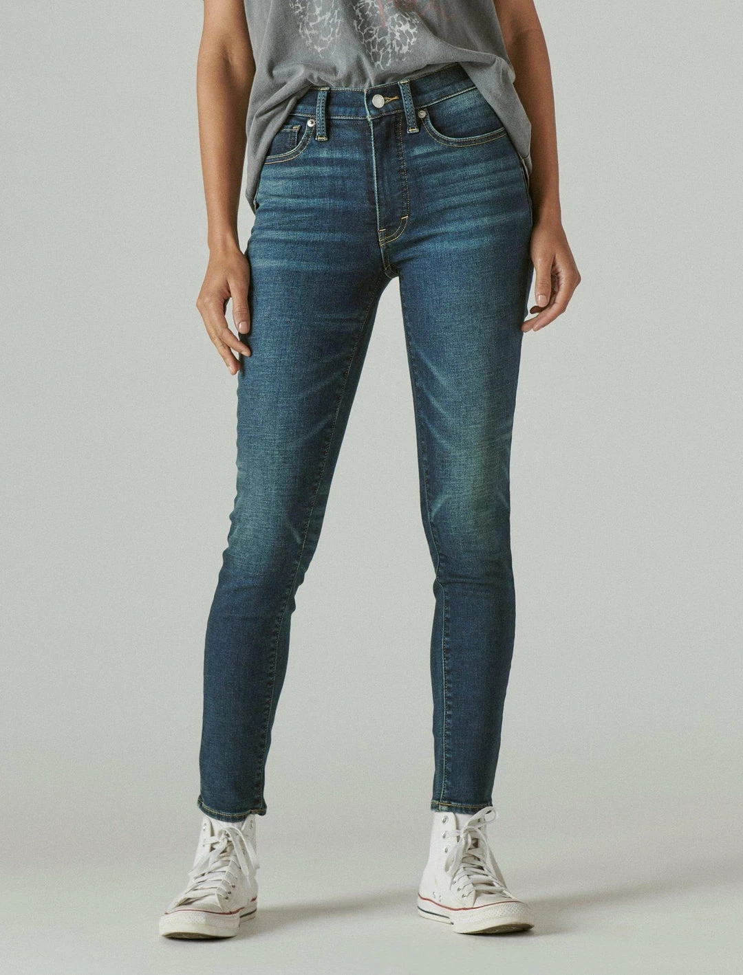 Lucky Brand Womens High Rise Bridgette Cozy Skinny 4 Lucky Brand Womens High Rise Bridgette Cozy Skinny - Image 4