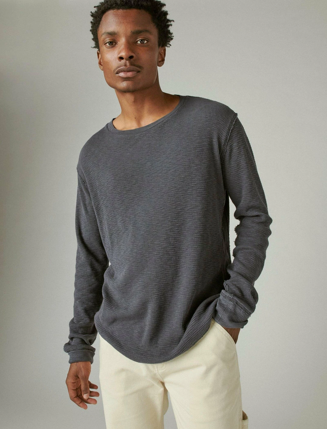 Lucky Brand Mens Thermal Crew 5 Lucky Brand Mens Thermal Crew - Image 5